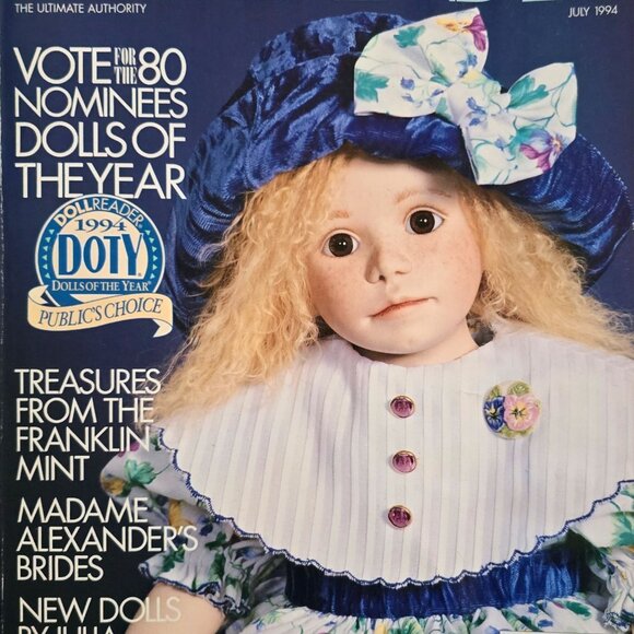 Doll Reader Magazine July 1994 Treasures From The Franklin Mint - Picture 4 of 4